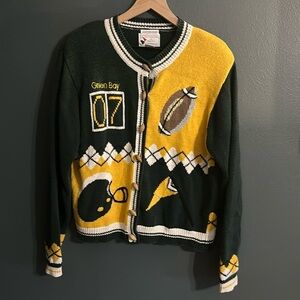 Packers knit cardigan sweater women’s medium
